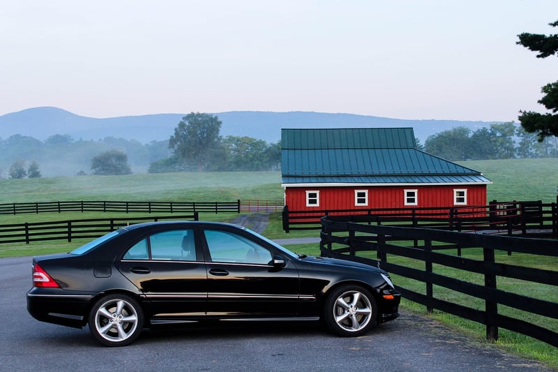 Barn Wedding Venue at Sunset