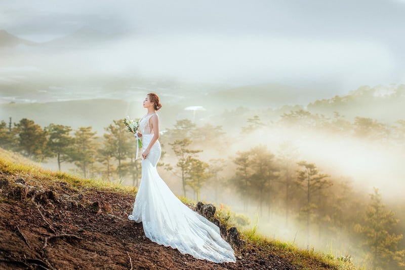 Tea-Length Wedding Dress